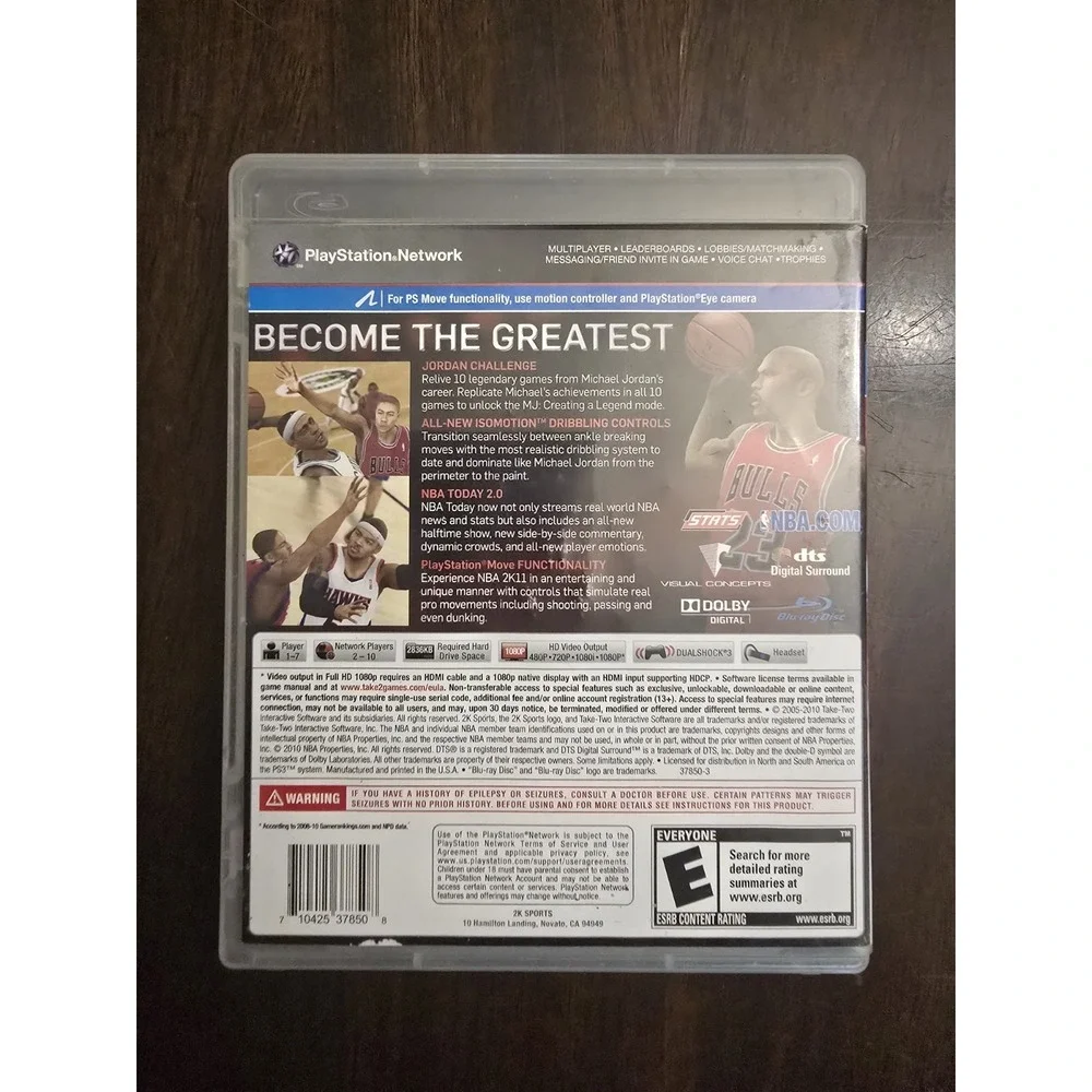 NBA 2K11 PS3 (PlayStation 3) NBA Official Video games